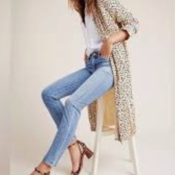 Cupcakes And Cashmere Arianne Cheetah Duster Cardigan - Picture 1 of 7